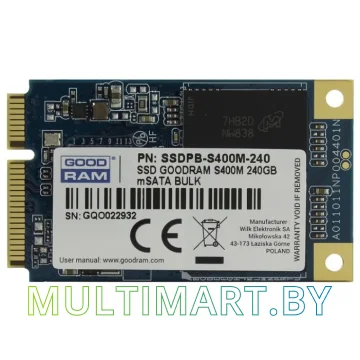 SSD диск GOODRAM S400M 240GB (SSDPR-S400M-240)